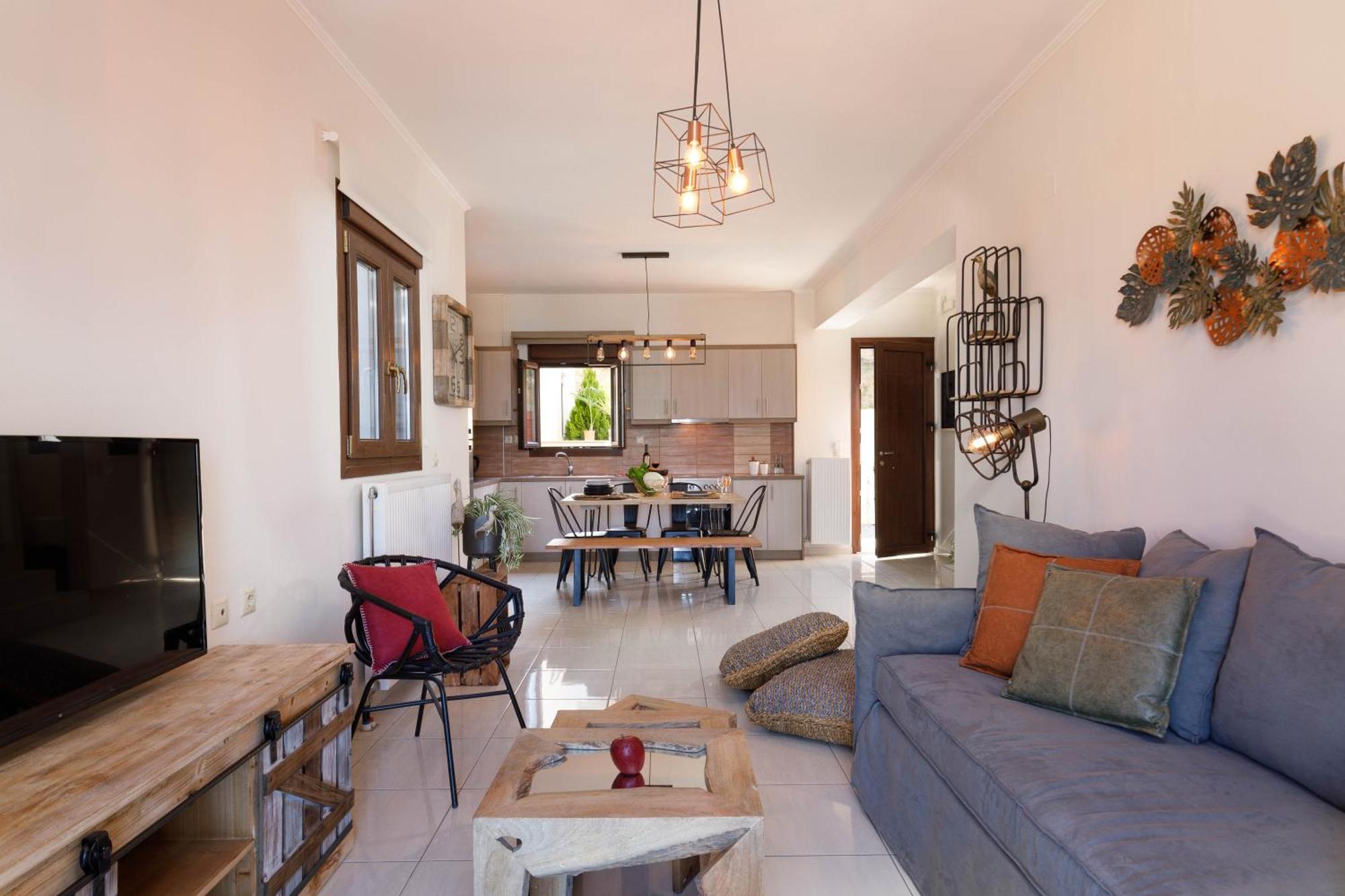 Oak Wood - Sea View Exclusive Maisonette Sfáka 외부 사진