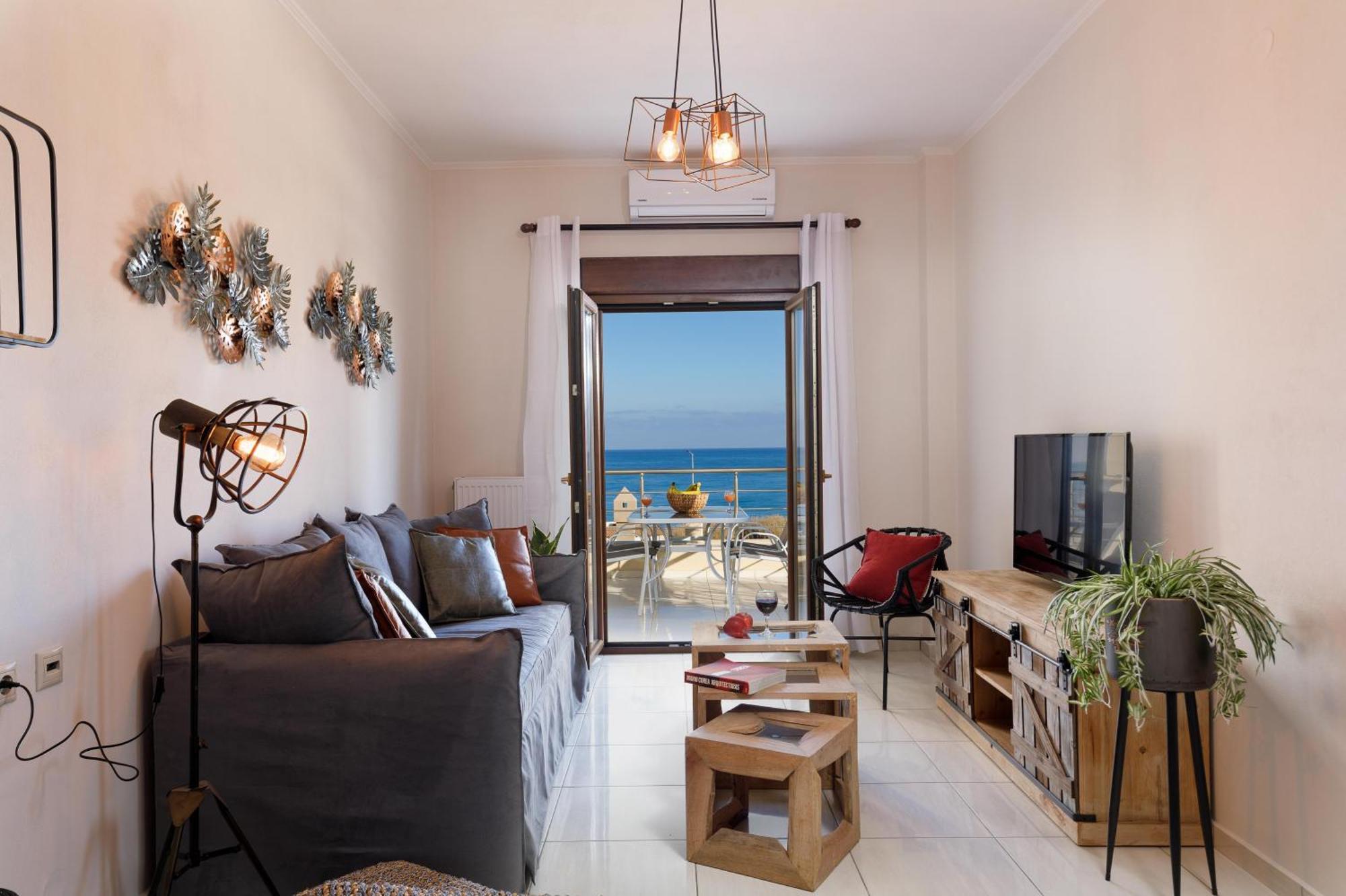 Oak Wood - Sea View Exclusive Maisonette Sfáka 외부 사진